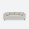 Sofá de 3 plazas modular con cojines y mesitas integradas Salus Oferta