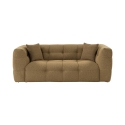 Sofá moderno de 2 plazas en bouclé color caqui 192 cm Cady 2 Oferta