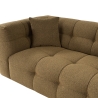 Sofá moderno de 2 plazas en bouclé color caqui 192 cm Cady 2 Stock