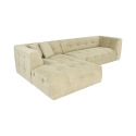 Sofá modular esquinero izquierdo de 4 plazas en terciopelo de pana Cady Velvet Venta
