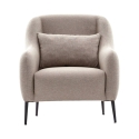 Sillón de salón moderno de tela con cojín Venus Oferta