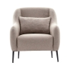 Sillón de salón moderno de tela con cojín Venus Oferta