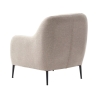 Sillón de salón moderno de tela con cojín Venus Descueto