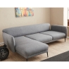 Sofá cama rinconero de 3 plazas con chaise longue en tela Venus 3L Stock