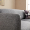 Sofá cama rinconero de 3 plazas con chaise longue en tela Venus 3L Elección