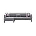 Sofá cama rinconero de 3 plazas con chaise longue en tela Venus 3L Oferta