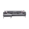 Sofá cama rinconero de 3 plazas con chaise longue en tela Venus 3L Oferta