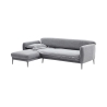 Sofá cama rinconero de 3 plazas con chaise longue en tela Venus 3L Características