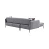 Sofá cama rinconero de 3 plazas con chaise longue en tela Venus 3L Medidas