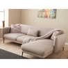 Sofá cama angular de 3 plazas con chaise longue derecha en tela Venus 3R Elección