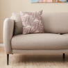 Sofá cama angular de 3 plazas con chaise longue derecha en tela Venus 3R Modelo