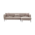 Sofá cama angular de 3 plazas con chaise longue derecha en tela Venus 3R Rebajas