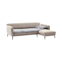 Sofá cama angular de 3 plazas con chaise longue derecha en tela Venus 3R Compra