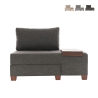 Sillón cama chaise longue derecha plegable en lino Betty Right Promoción