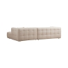 Sofá rinconero de 4 plazas con chaiselongue a la derecha en bouclè Cady Right Stock