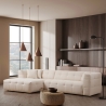 Sofá modular de 4 plazas con chaise longue izquierda en bouclè Cady Left Oferta