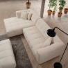 Sofá modular de 4 plazas con chaise longue izquierda en bouclè Cady Left Rebajas