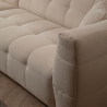 Sofá modular de 4 plazas con chaise longue izquierda en bouclè Cady Left Descueto