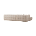 Sofá modular de 4 plazas con chaise longue izquierda en bouclè Cady Left Stock