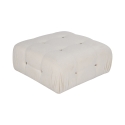 Puf reposapiés blanco en bouclé 95x95cm Bubble PB Venta