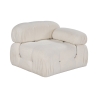 Módulo angular derecho para sofá modular en bouclé Bubble 1RB Venta