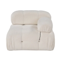 Módulo angular derecho para sofá modular en bouclé Bubble 1RB Oferta