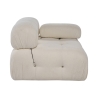Módulo angular derecho para sofá modular en bouclé Bubble 1RB Rebajas