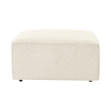 Puff reposapiés cuadrado moderno de lino 85x85cm Fora P Oferta