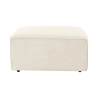 Puff reposapiés cuadrado moderno de lino 85x85cm Fora P Oferta