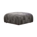 Puf reposapiés de terciopelo 95x95cm Bubble PV Oferta