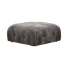 Puf reposapiés de terciopelo 95x95cm Bubble PV Oferta