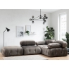 Pouf de terciopelo para pies 95x95cm Bubble PV Venta