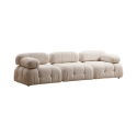Sofá modular componible crema 4 plazas en tela Bubble 3S Venta