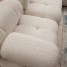 Sofá modular de 4 plazas con reposapiés en tela Bubble 3SP Catálogo