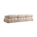 Sofá modular de 4 plazas con reposapiés en tela Bubble 3SP Compra