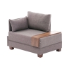Sillón chaise longue moderno con bandeja integrada Fly Left Stock