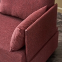 Sillón chaise longue de tela con bandeja integrada Fly Right 