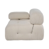 Módulo angular izquierdo para sofá modular en bouclé Bubble 1LB Oferta