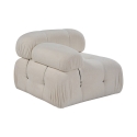 Módulo angular izquierdo para sofá modular en bouclé Bubble 1LB Rebajas