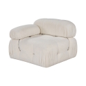 Módulo angular izquierdo para sofá modular en bouclé Bubble 1LB Descueto