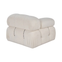Módulo angular izquierdo para sofá modular en bouclé Bubble 1LB Elección