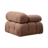 Módulo angular izquierdo para sofá modular en tela Bubble 1L Oferta