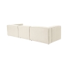 Sofá modular moderno de 4 plazas en lino Fora 4 Stock