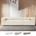 Sofá modular moderno de 4 plazas en lino Fora 4 Promoción