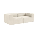 Sofá modular moderno de 2 plazas en lino Fora 2 Venta