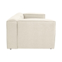 Sofá modular moderno de 2 plazas en lino Fora 2 Stock