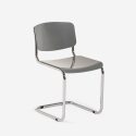Silla cantilever para comedor, reuniones, oficina de diseño moderno Erys Light Rebajas