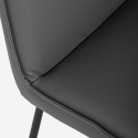 Sillón acolchado para salón y despacho moderno de polipiel Lova Rebajas