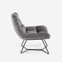 Sillón de salón moderno de terciopelo de diseño Karu Rebajas