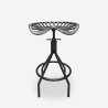 Taburete de metal negro estilo vintage industrial ajustable Latas Venta